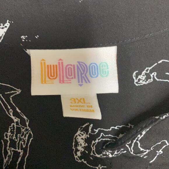 NWT Lularoe Michael Top Hawaiian Surf Print 3X - Picture 3 of 4